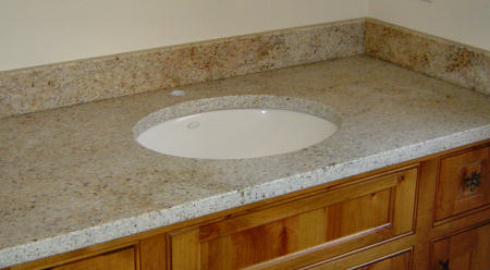 Kashmir Gold Granite Vanity