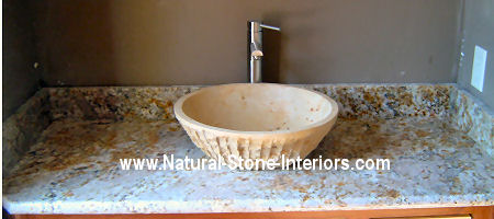 Desert Sand Granite Vanity
