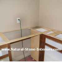 Granite installation template. Granite installation template.