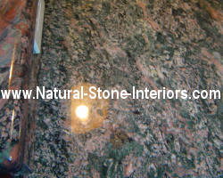 Polished Finish on Granite