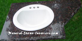 Chestnut Granite - Top Mount Sink