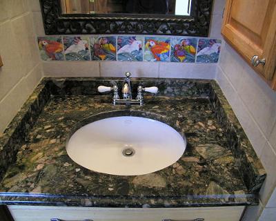 Verde Marinace Vanity Top